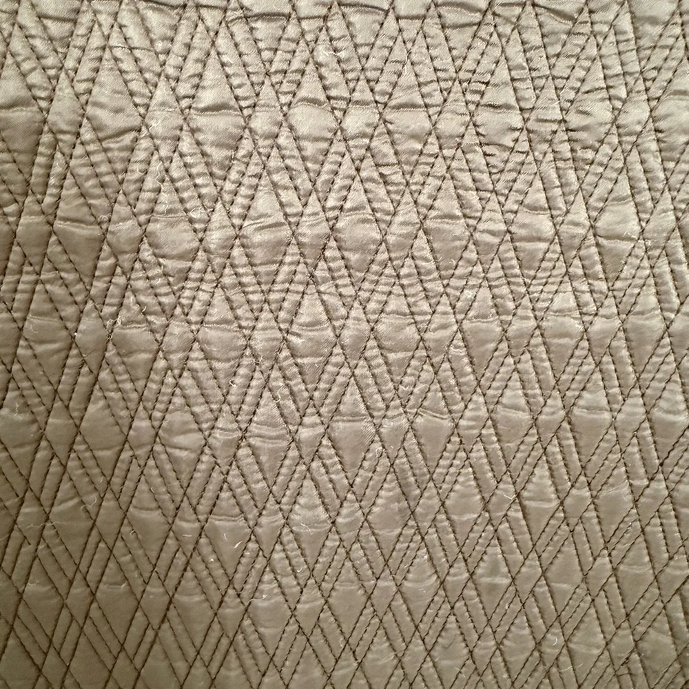 Restoration Hardware Brown Quilted Pillow Covers